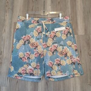 Men’s NWT Sol Angeles Shorts L Tropical Floral Drawstring Casual Preppy Summer